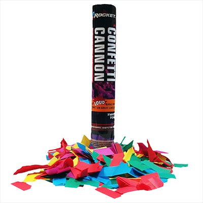 30cm Confetti Cannon Multicolour