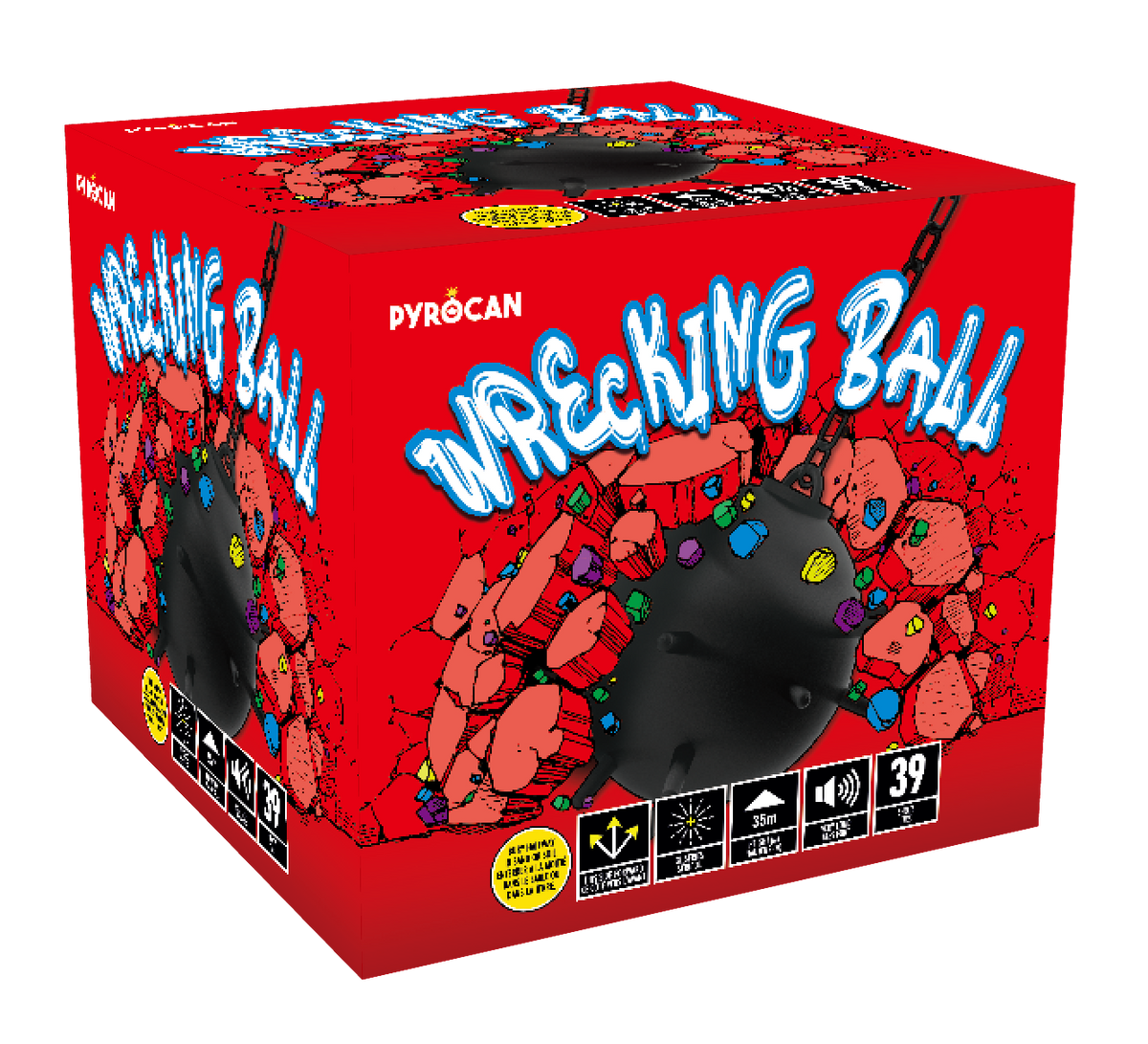 Wrecking Ball | Top rated Fireworks Cake at Rocket.ca