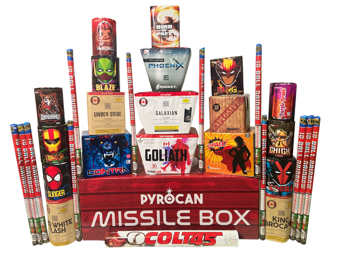 Fireworks Rockets Boxes Missile Box | Rocket Fireworks Kit