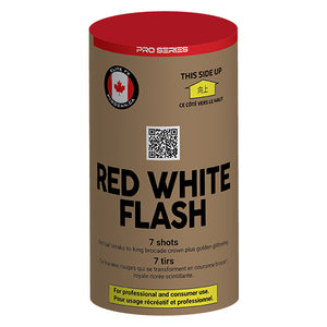 RedWhiteFlash-Cake at Rocket Fireworks Canada