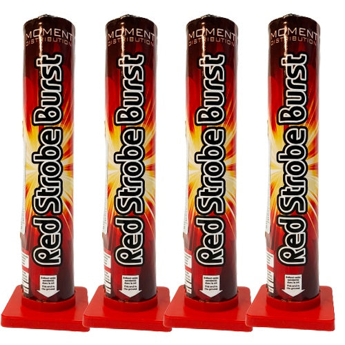 Red Strobe Burst: 4-pack