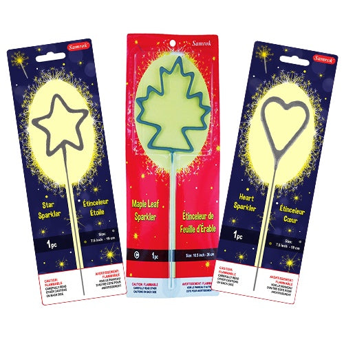 Buy Shaped Sparklers at Rocket Fireworks Canada