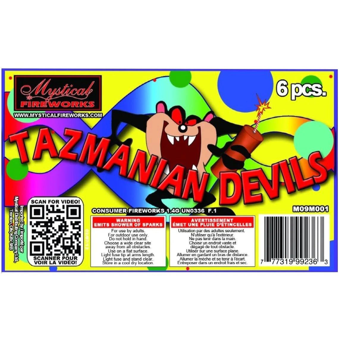 Tazmanian Devil 6pk
