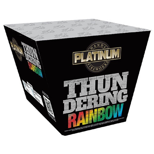 Platinum Pro Cake: Thundering Rainbow | Discount Fireworks