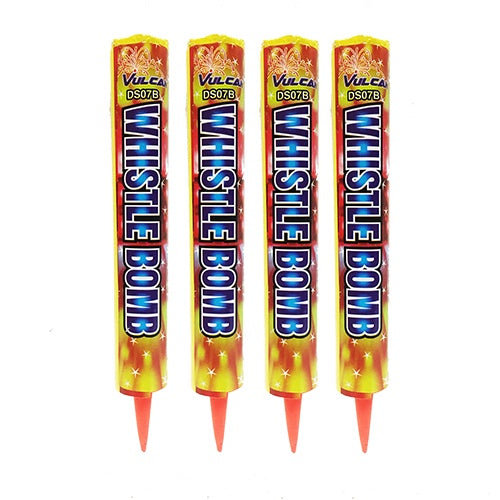 BUY WHISTLE BOMB 4PACK NOISE MAKERS AT ROCKET FIREWORKS CANADA