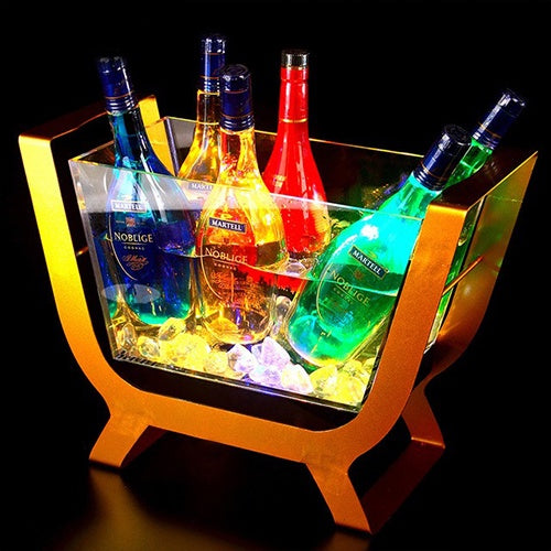 LED Ice Bucket with Metal Casing (CLEARANCE)
