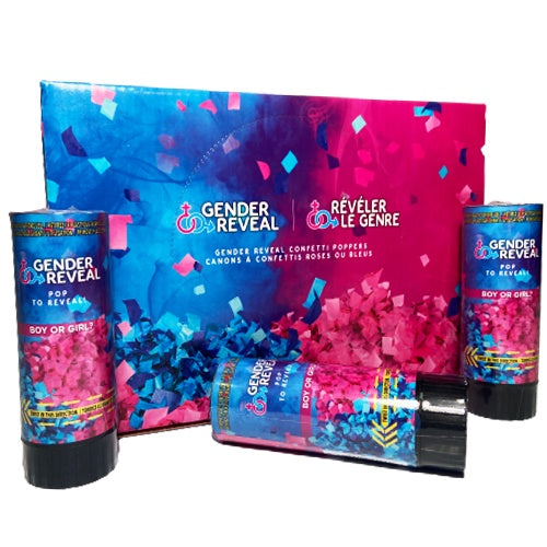 Gender Reveal Party Poppers