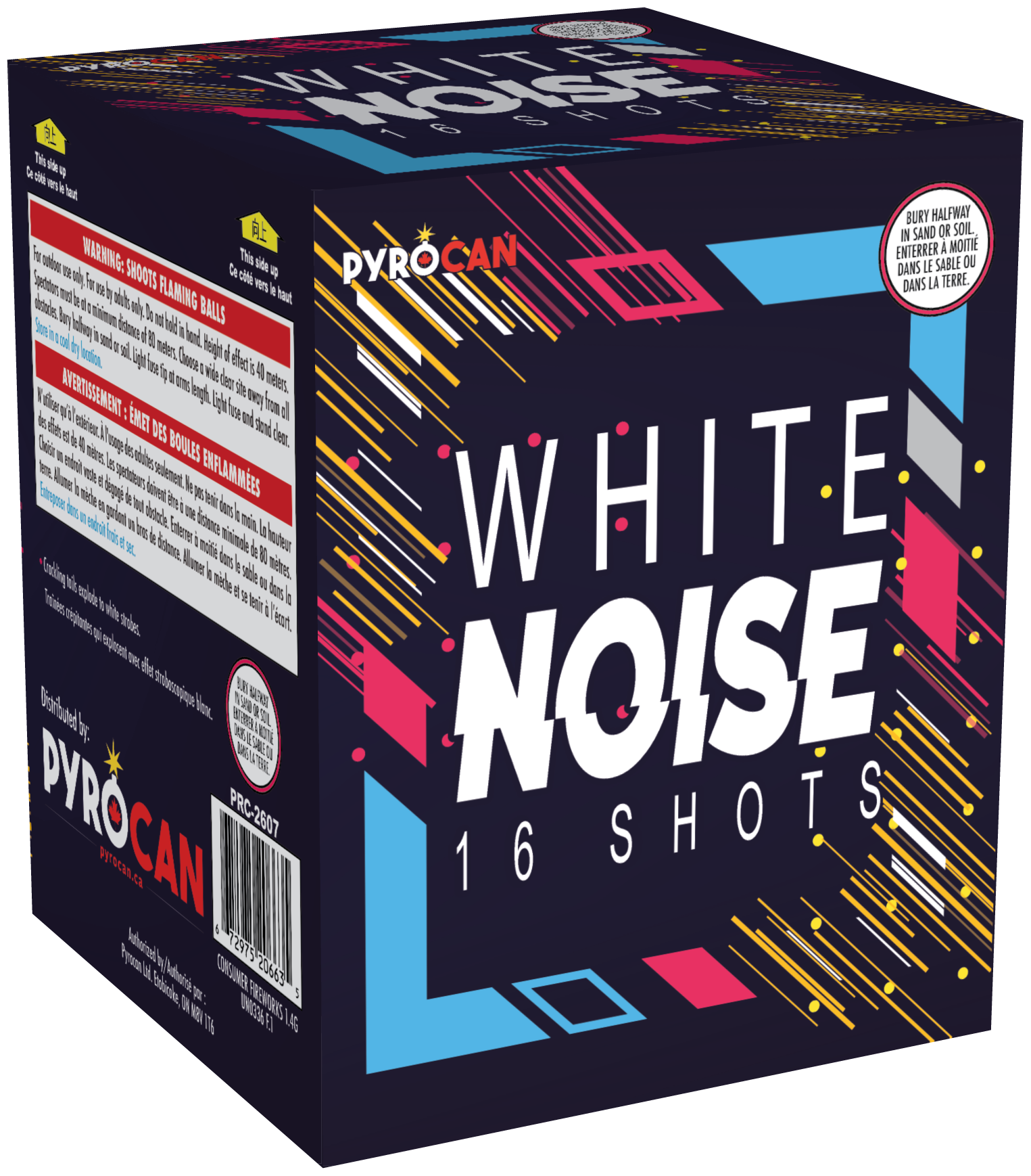 Buy White Noise Cake: Rocket Fireworks Canada